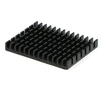 Easycargo 4pcs dissipateurs chaleur + ruban thermoconducteur 8810 pré-appliqué, dissipateur chaleur en aluminium pour refroidissement Raspberry Pi 4, SSD M.2 NVMe Mini SATA mSATA 40mmx30mmx5mm