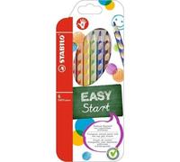 Crayon de coloriage - STABILO EASYcolors - Pochette de 6 crayons de couleur ergonomiques - Droitier