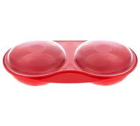 Easycook Cuit œufs en Polycarbonate Qui ne Tache Pas pour Le Micro-Ondes Rouge