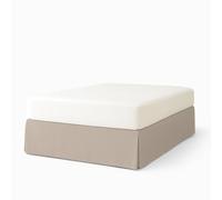 EasyCosy Cache Sommier ATENEA 150x200 Microfibre Volant 32 cm Beige