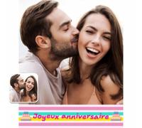 Easycosy Diamond Painting Personnalisé Photo 5D - Peinture Diamant DIY Broderie Diamant Peinture Kit - Tableau en Perles à Coller Custom Photo Art - Décoration Murale Cadeau Personnalisé 50x60cm