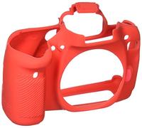 EASYCOVER by Bilora Coque de Protection en Silicone pour Canon 80D Rouge/Noir