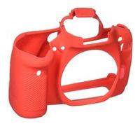 EASYCOVER by Bilora Coque de protection en silicone pour Canon 80D Rouge/Noir Rouge G
