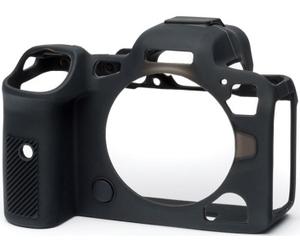 EASYCOVER Coque Silicone Noir pour Canon Eos R5/R6/R6II/R6III