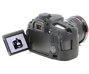 easyCover ECC70D Coque en Silicone pour Canon 70D Noir