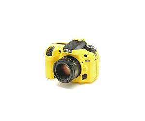 easyCover ECND7100Y Coque en Silicone pour Nikon D7100 / D7200 Jaune