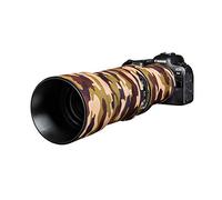 easyCover - Lens Oak - Protecteur d'objectif - Protection pour l'objectif de Votre Appareil Photo - pour Canon RF 600mm F11 is STM - Brown Camouflage