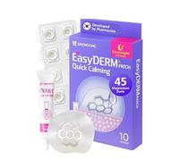EasyDerm Patchs en magnésium apaisant rapide - Traitement hydrocolloïde contre l'acné avec arbre à thé et Zika, 10 pansements, autocollants Zit, patch anti-imperfections virales TikTok