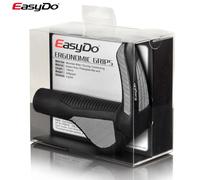 Easydo-Poignée Ergonomique Coordonnante En Caoutchouc Pour Vélo,Adaptée Aux Vélos De Route Et De Montagne,Éblles Chocs - Type 1050d-Grey
