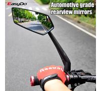EasyDo rétroviseur de vélo rétroviseurs de moto de cyclisme rétroviseur pour vélo 360 ° Accessoires de vélo de rétroviseur bleu réglable RM12 blue right