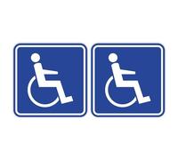 easydruck24de Set de 2 Autocollants Fauteuil Roulant I Autocollants intérieurs I hin465