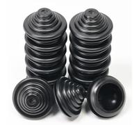 EASYEAH Lot de 15 œillets en caoutchouc de 2,5 cm pour câblage, œillet en forme de tour pour trous ronds, œillets de pare-feu automobile, protection des fils pour boîte électrique en métal, 20 x 25 mm