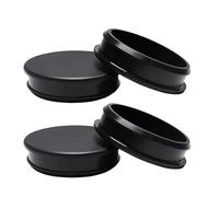 EASYEAH Lot de 4 bouchons en caoutchouc de silicone pour trous ronds de 60,6 mm, bouchons de trou de verrouillage, bouchon d'extrémité de tube, bouchon en caoutchouc souple pour bouteilles de cuisine