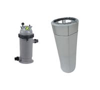 EasyFilter Cartouche Compatible Zodiac CS100 CS150 - Structure INOX et Manchette Filtrante - Filtre Piscine Réutilisable