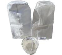 EasyFilter Pack Compatible Desjoyaux - 2 Poches Filtrantes (5 ou 10 Microns) + 1 Panier Skimmer Préfiltre Breveté - Nettoyage Facile et sans Chaussette