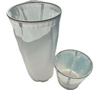 EasyFilter Poche Filtrante 10 Microns avec Bague Intégrée + Panier Skimmer Préfiltre Compatible Desjoyaux - Filtration Courante - sans Bague ni Contre-Bague d’Origine