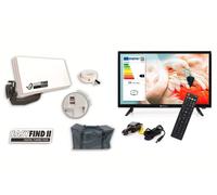 EasyFind Kit De Voyage Antenne Satellite Plate Mobile Trouver SAT