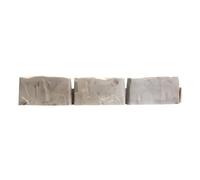 EasyFlex Bordure paysagère No-Dig avec Pointes d'ancrage, 6,9 cm de Haut, Bordure de Jardin décorative Aspect Pierre, kit de 28 m, Marron (3602B-90C)