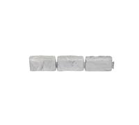 EasyFlex Bordure paysagère sans creusement avec Pointes d'ancrage, 6,9 cm de Haut, Bordure de Jardin décorative Aspect Pierre, kit de 18,8 m, Gris Clair