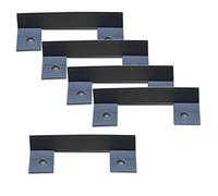 EasyFlex No-Dig Lot de 5 connecteurs de Bordure paysagère, compatibles avec Les Bordures de Jardin Easyflex Traditionnelles, festonnées et Hautes en Forme de L, Noir