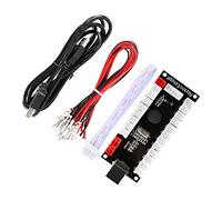 Easyget® Zero Delay Arcade Game USB Encoder PC to Joystick for MAME & Raspberry Pi Retropie Projects SANWA Parts