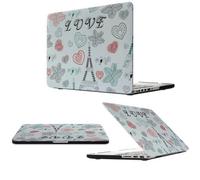 Easygoby Retina Coque rigide en caoutchouc pour Apple MacBook Pro 15,4" avec écran Retina A1398 Motif Tour Eiffel