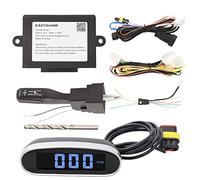 Easyguard ECC001 Kit de système de régulateur de Vitesse Universel électrique limiteur de contrôle de Vitesse de Voiture adapté aux Voitures DC12V avec accélérateur électrique à 6 Fils