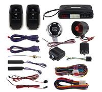 EASYGUARD PKE EC009-T2 Système d'alarme de voiture avec verrouillage de proximité Déverrouillage à distance Démarreur à distance Bouton poussoir Alarme de vibration Démarrage sans clé Universel