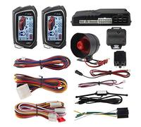 EASYGUARD Système d'alarme de voiture 2 voies EC201-M9 avec écran LCD de 1,75 pouces grand écran de téléavertisseur de choc DC 12 V