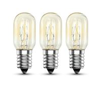EASYIVY Ampoule E14 pour Lampe de Sel, Ampoule Four E14 300 Degré Dimmable pour Micro-ondes, Four, Lampe à Sel, Frigo/Refrigerateur, Machine à Coudre, 100LM Blanc Chaud 2700K, Lot de 3