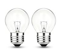 EASYIVY Ampoule Four E27 300 Degré Résistante à Chaleur, Ampoule de Four Dimmable G45, 400LM, Blanc Chaud 2700K, E27 Lampe pour Micro-ondes, Lampes à Lave, Lustre, Lot de 2