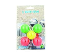 Blister 5 cochonnets buts fluo G