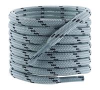 EASYKEENECOM Lot de 2 paires de lacets ronds gris, diamètre 4,5 mm, lacets de rechange, indéchirables, pour chaussures de travail, de randonnée, avec lacets extra longs, 120 cm, gris, Taille unique