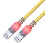 Easylan CS1OYCDCD0020 RJ45 Câble réseau, câble patch CAT 6 S/FTP 2 m jaune 1 pc(s)