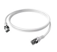 EasyLan DualBoot PushPull IP20 Câble patch, Cat.6A (Class EA), S/FTP, blanc, 1,5 m