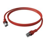 EasyLan DualBoot PushPull IP20 câble patch, cat.6A (Class EA), S/FTP, rouge, 10 m