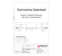 EasyLan LWL-Kabel 50/125µm OM3 SC/SC 2m - Kabel - Netzwerk - Câbles de Fibre Optique (2 m, OM3, SC, SC, Male Connector/Male Connector)