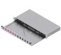 EasyLan LWL Basic LSB0A223 Panneau de Distribution Grade C 1HE/12P 6 x LC-Duplex OM3 RAL7035