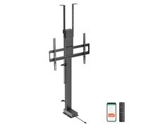 EasyLife Ascenseur TV Motorisé Four Montage au Sol, au Plafond ou dans Un Meuble - Commande Smart Home avec Sortie et Descente, Télécommande Incluse, 43-88 Pouces Jusqu’à 60 kg, VESA 600x400 - Noir