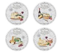 COFFRET 4 ASSIETTES LES FROMAGES DE NOS REGIONS - EASYLIFE