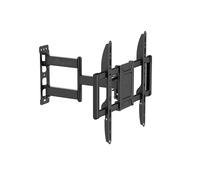 EasyLife ProMount HD75 Compact Support Mural TV pour Téléviseurs de 32 à 75 Pouces Jusqu’à 50KG VESA 600x400mm - Design à Bras Unique, Orientable et Inclinable pour LED, LCD avec Gestion des Câbles