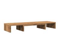 EASYLIFE Support de moniteur élévateur réglable chêne artisanal, VIDAXL, Cadre stable LL9579