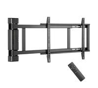 EasyLife Support TV Mural Pivotant électriquement jusqu'à 170°, Support Mural VESA Jusqu'à 600x400 pour LCD/OLED, Téléviseur, Moniteur, écran, Smartboard de 32-75 Pouces & 50kg Max - Noir