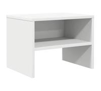 EASYLIFE Table de chevet Blanc 40x30x30 cm Bois d'ingénierie VIDAXL Cadre stable LL10857