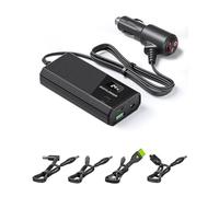 EASYLONGER 84W Alimentation Chargeur Voiture pour CPAP, 12/24V Adaptateur Chargeur Voiture avec 4 Câbles DC pour ResMed S9/ AirSense 10/ AirCurve 10/ AirMini/AirSense 11/ Philips Dreamstation, etc