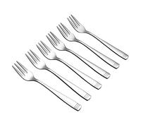 Easymanie Lot de 12 Fourchettes à Gâteaux, Petites Fourchettes a Dessert en Acier Inoxydable