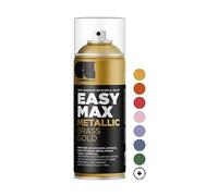 Easymax Spray de peinture mat, avec un pouvoir couvrant extra-dense, bombe pour bricolage, peinture acrylique, laiton