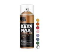 Easymax Spray de peinture mat, avec un pouvoir couvrant extra-dense, bombe pour bricolage, peinture acrylique, couleur bronze et or