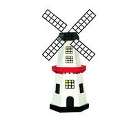EASYmaxx 09387 solarzauber Moulin à Vent LED, Polypropylène, Multicolore, 10.00x10.00x28.00 cm