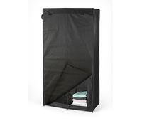 EASYmaxx Armoire en Tissu Pliable avec Fermeture et Tringle à vêtements - Idéale comme Armoire de Camping ou Armoire Mobile à la Maison - Portant modulaire